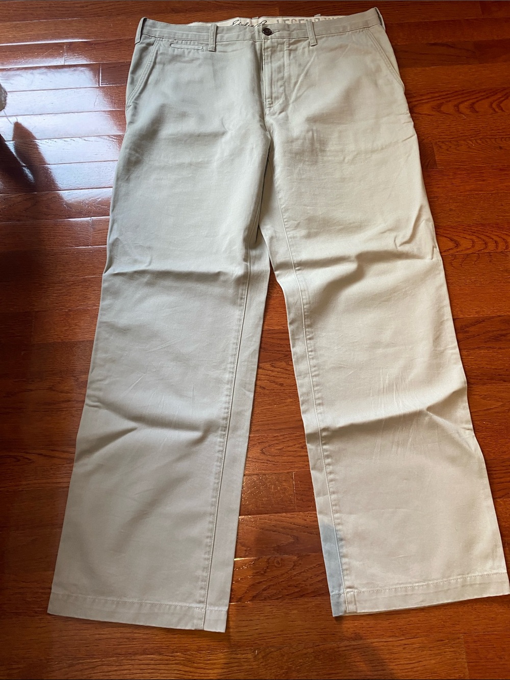 Eddie Bauer Light Cream Khaki Chino Pants
